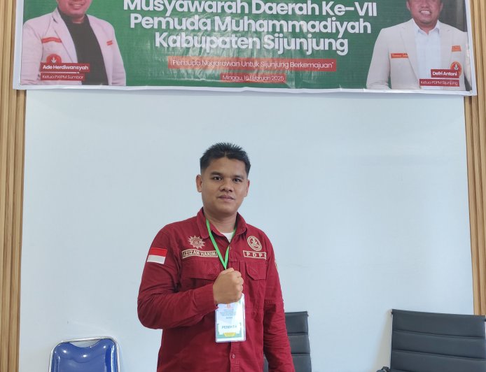 Azizan Hakim, Pemimpin Baru PDPM Sijunjung: Amanah Besar untuk Pemuda Berkemajuan