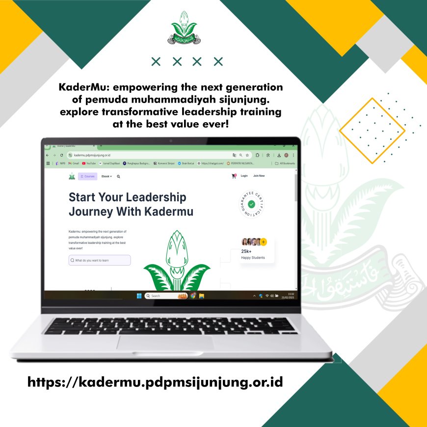 KaderMu PDPM Sijunjung Resmi Diluncurkan: Wadah Pengkaderan Pemuda Muhammadiyah Berkemajuan