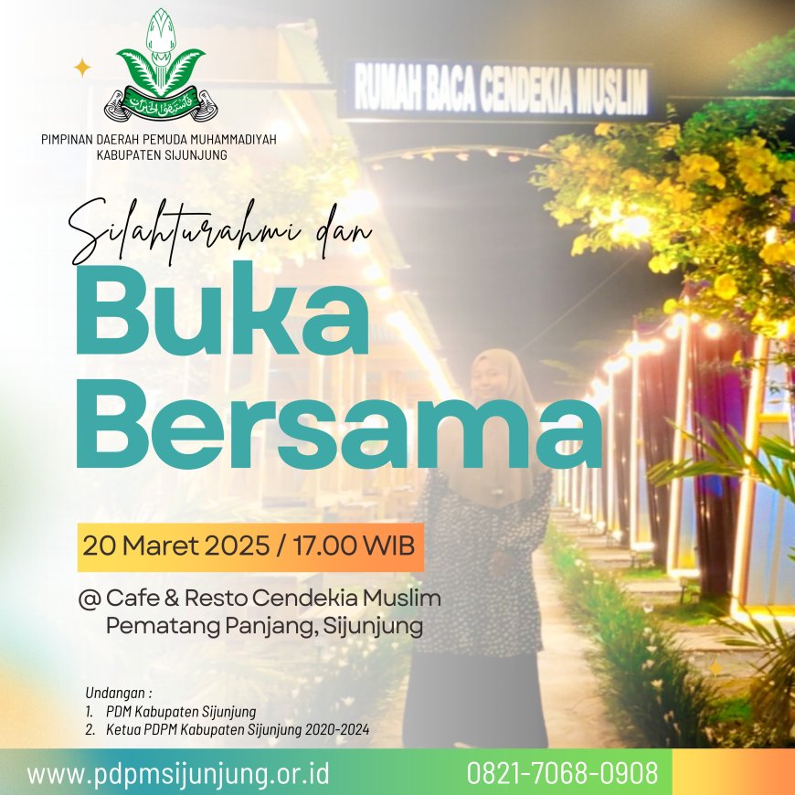 PDPM Sijunjung Gelar Buka Bersama dan Rapat Persiapan Pelantikan: "Kebersamaan Kunci Sukses!"